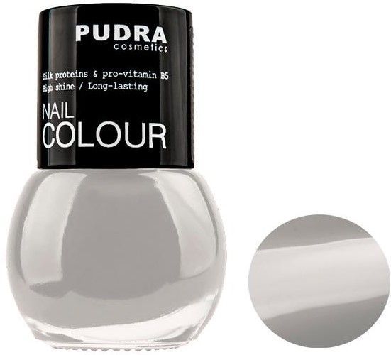 Лак для ногтей Pudra Cosmetics Nail Colour №06 серый 13 мл 
