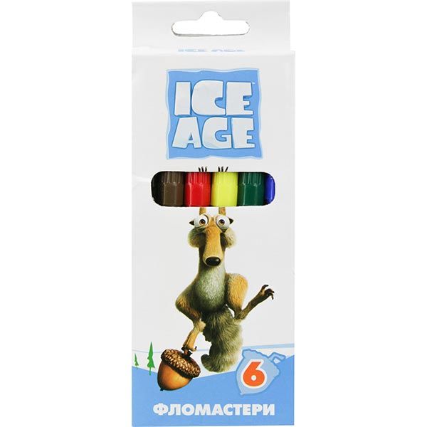 Фломастеры Ice Age 6 шт