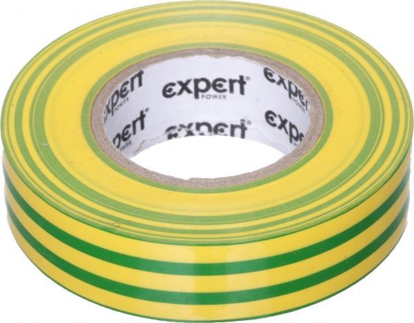 Ізострічка Expert Power ПВХ 0,13x19 мм 25 м жовто-зелена ПВХ YL-TPNB.M25W19TH013-