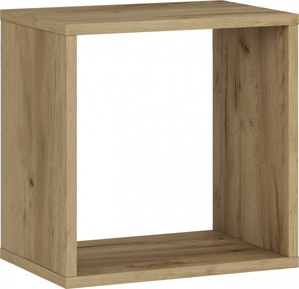 Полка Грейд Адель 370x370x250 мм дуб крафт золотой 