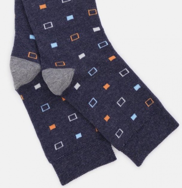 Шкарпетки дитячі для хлопчиків Steven 14362 р. 29-31 меланж/джинс 