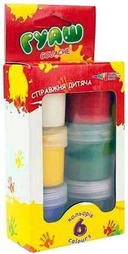 Фарби гуашеві Фантазія 6 кольорів по 10 мл 231001 Гамма