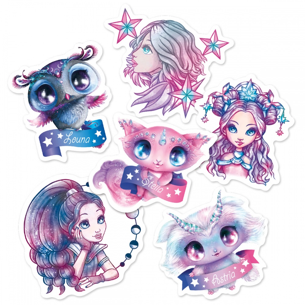 Набор виниловых наклейок Nebulous Stars Звезды Туманного мира 11460