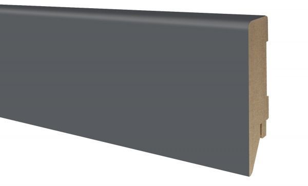 Плінтус ОМіС графіт silk matt 80x16x2400 мм 