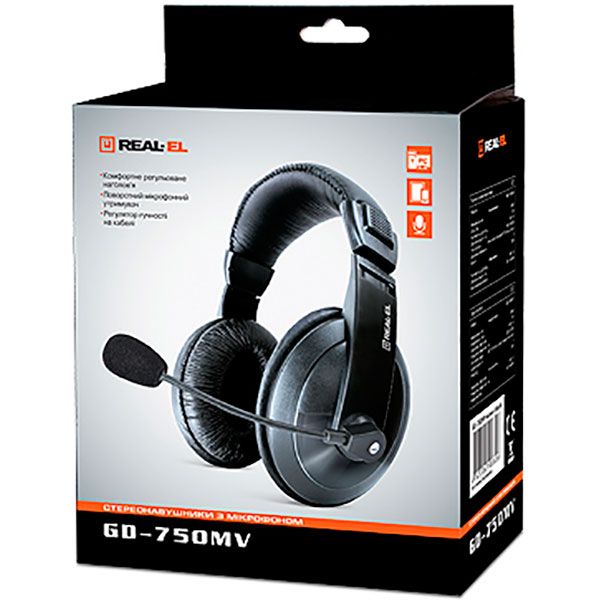 Гарнітура Real-El GD-750MV black