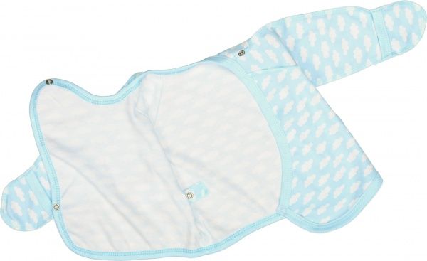 Комплект для хлопчика Маленькие люди тучки 8301-110 + шапочка р.56 блакитний 