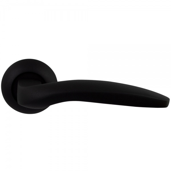 Ручка на розетке Comit Grand черный хром