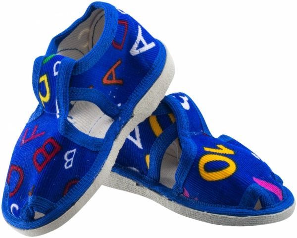 Тапочки для мальчиков Экотапок Сандалик новый синие 1085 р.19,5