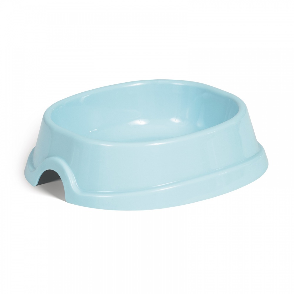 Миска Природа Модерн №1 для кошек и собак 300 мл светло-голубая