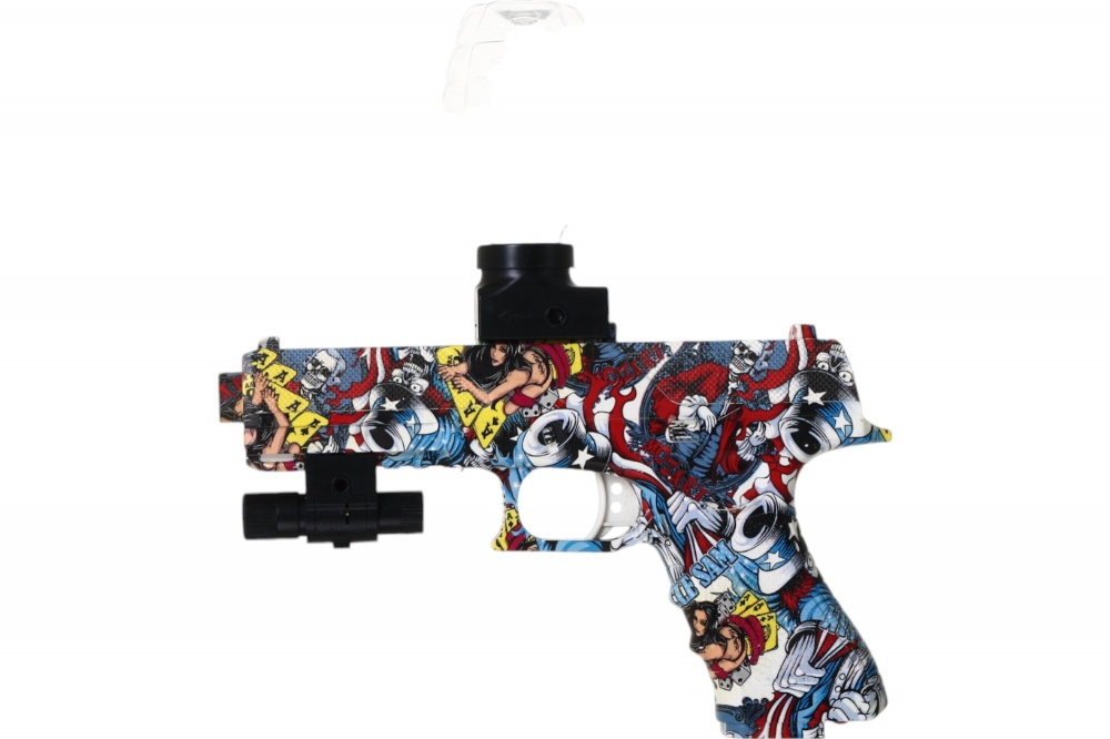 Оружие игрушечное XINCHEN TOYS Пистолет Glock А 7-8 мм с инфракрасным прицелом BOP1447156