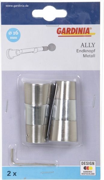 Наконечник Gardinia Ally Конус набірний d16 мм імітація сталі 