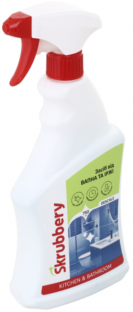 Средство для удаления известкового налета и ржавчины SKRUBBERY Descale 0,75 л