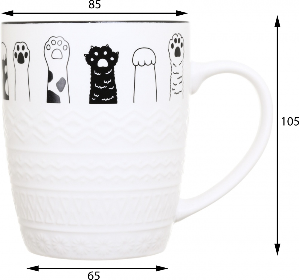 Чашка Fiora Cat's Paw 380 мл