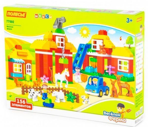Конструктор Полесье Веселая ферма 77592