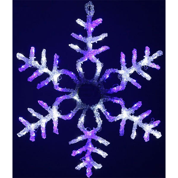 Гирлянда фигура LED 80 ламп 51 см бело-голубая