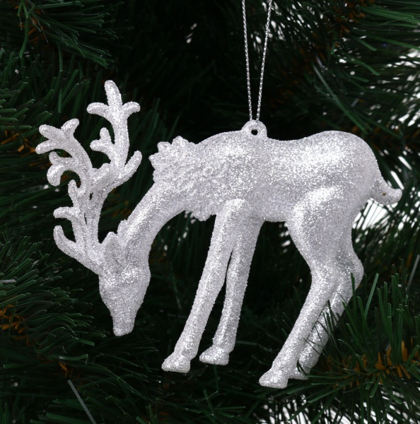 Підвіска декорована P.&C. Creative Олень з ажурними рогами 14 см в асортименті F21540202/207