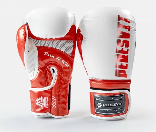 Боксерські рукавиці Peresvit 501271-551 р. 16 Core Boxing Gloves білий із червоним