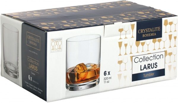 Набор стаканов Larus 320 мл 6 шт. Bohemia