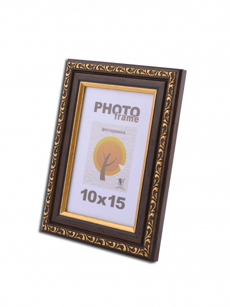 Рамка для фото Velista 30M-1198Nv 1 фото 10x15 см коричневий із золотистим 