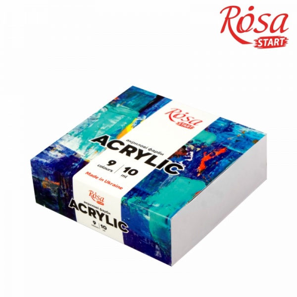 Акрил для декора Color 9 x 10 мл Rosa Start
