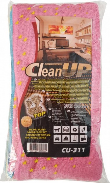 Набор салфеток универсальных CleanUP 25x25 см CU-311 11 шт.