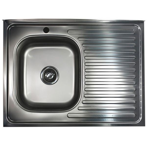 Мойка накладная Fam z6844R 80x60 см чаша слева