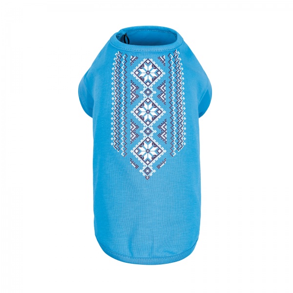 Футболка Pet Fashion Ivanko р. M-2 голубая