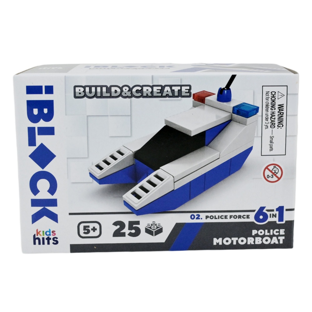 Конструктор Iblock Kids hits JUNIOR Полиция (в ассортименте) KH51/005