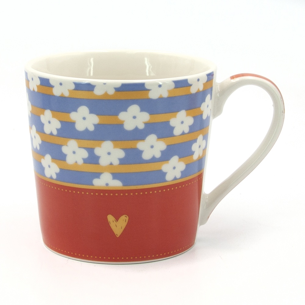 Чашка Milika FlowerCharm White 400 мл M0520-RX-N250338