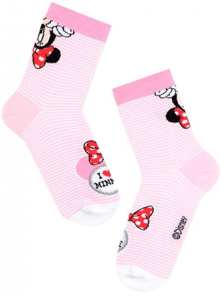 Носки детские Conte-Kids DISNEY 350 17С-126СПМ р.22 светло-розовый с рисунком 
