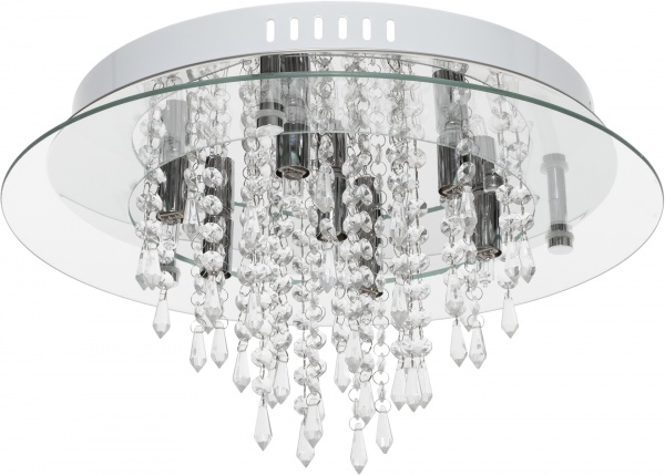 Люстра стельова Геотон НПБ 02-7х40-089 8568/7 7xG9 хром 47108 