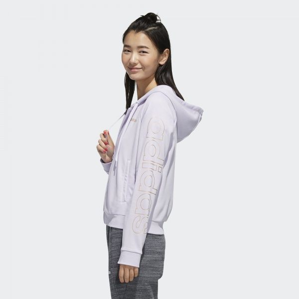 Джемпер Adidas W E BRAND HD TT FL9295 р. L фіолетовий