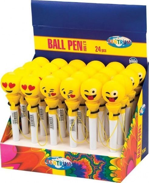 Ручка кулькова Centrum Emojidex Посмішка 0,7 мм 80808 
