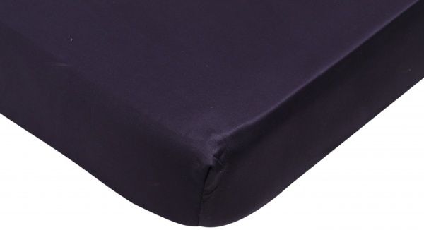 Простирадло на резинці Exclusive Solid 160x200 см чорний La Nuit 