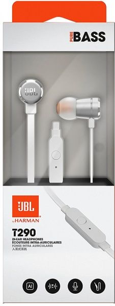 Гарнітура JBL® T290 silver 