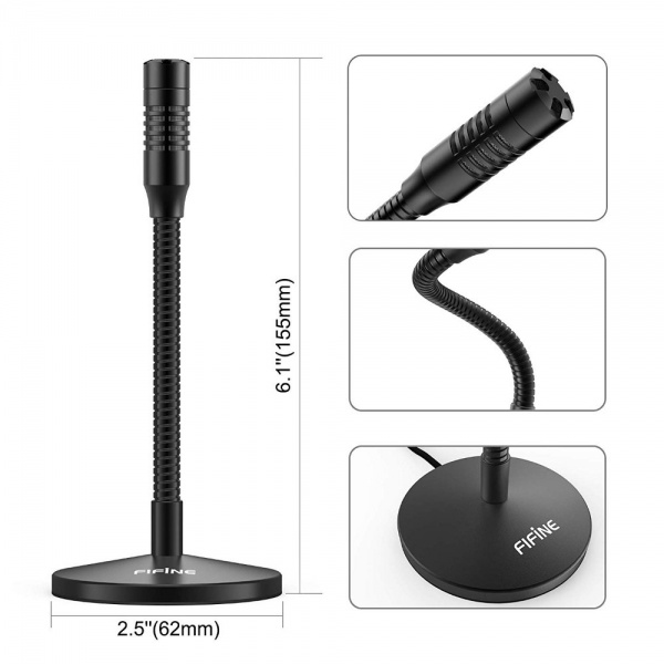 Мікрофон FIFINE K050 Black