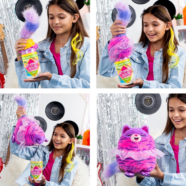 М'яка іграшка Misfittens W3 - Котик у банці різнокольоровий 03936(W3)