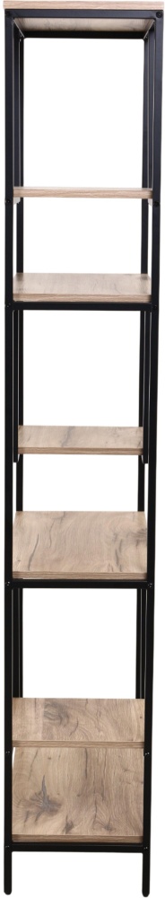 Этажерка Центр Меблів Техас 1765х635х300 мм натуральный/черный
