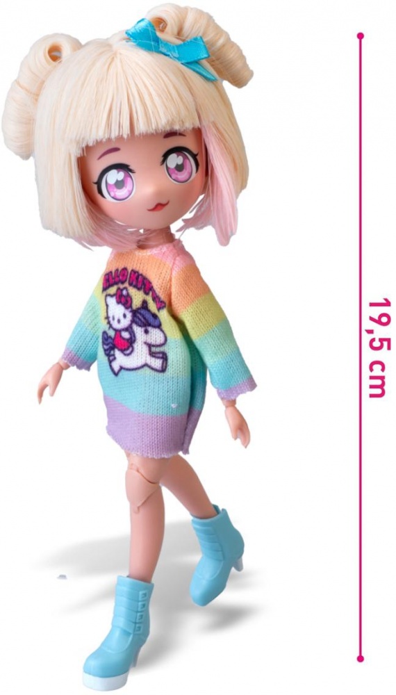 Ігровий набір 4SF Manga Dolls серії Hello Kitty Стильна Цукерочка-єдиноріг HKTF2000