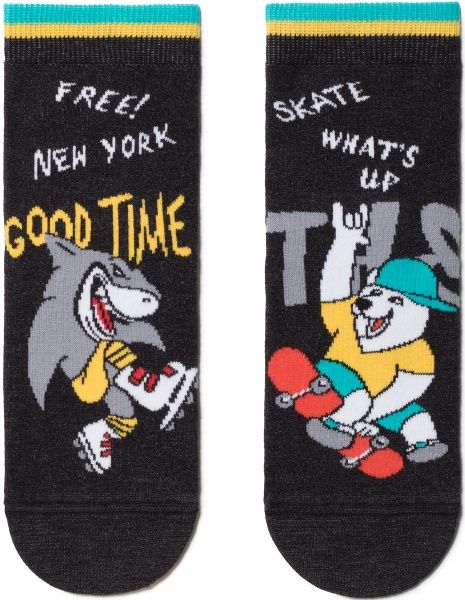 Шкарпетки дитячі Conte-Kids CK Веселі ніжки 17С-10СП 479 р.20 чорний 