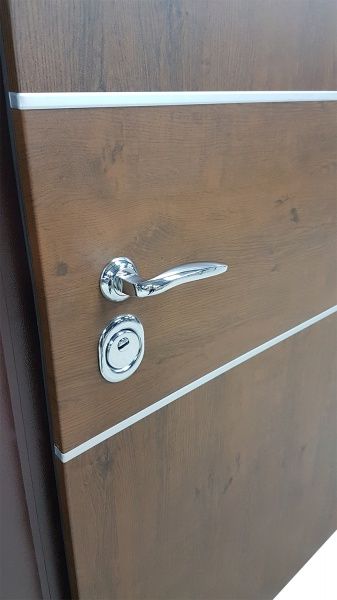 Двері вхідні Булат House-3 Вуличні дуб бронзовий 2050x950мм праві