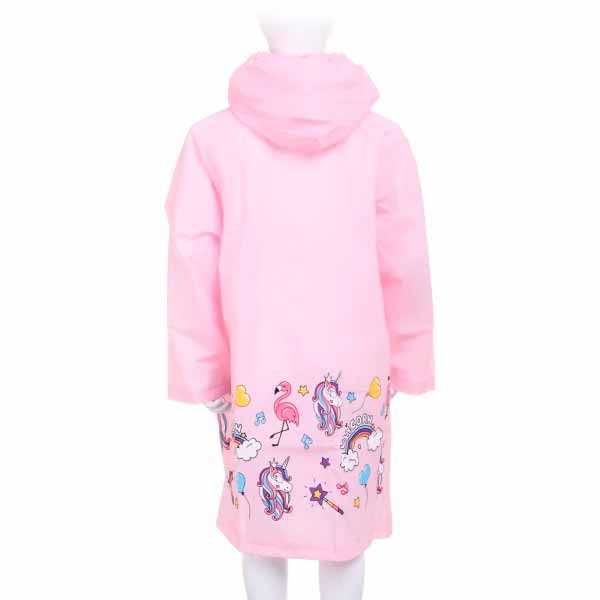 Дощовик для дівчинки Susino Єдиноріжка р.130 рожевий RP211 XXL (130-145)