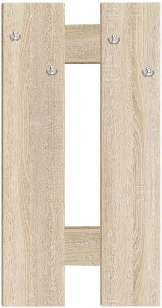 Вешалка настенная МФ МОДЕРН Палермо 620х1210 дуб сонома