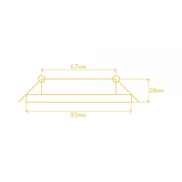 Светильник точечный LightMaster AL400 2 шт./уп. 6 Вт 5000 К алюминий 
