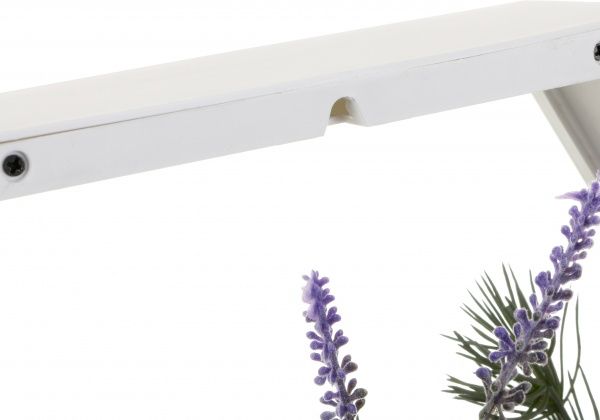 Декор настінний Nature шестикутний 34,5x30 см білий 