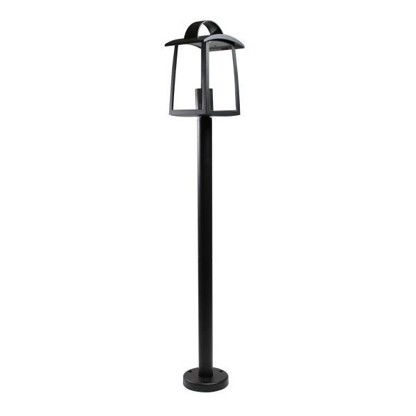 Светильник парковый Lutec E27 40 Вт IP44 черный KELSEY 7273605012 