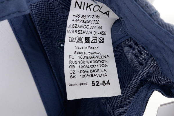 Кепка для хлопчиків Pampona 21 L 22 р.52 темний джинс 