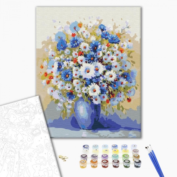 Картина за номерами Польовий букет BS51388 40x50 см Brushme 