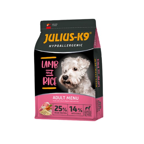 Корм сухой для всех пород JULIUSК-9 ADULТ с ягненком 3 кг