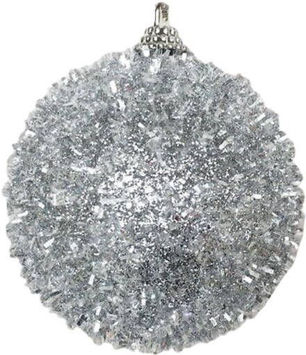 Куля пінопластова Пухнастик 8 см срібний